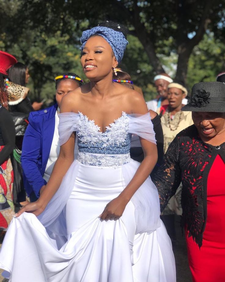 Shweshwe Sotho Traditional Wedding Dresses On Stylevore | My XXX Hot Girl