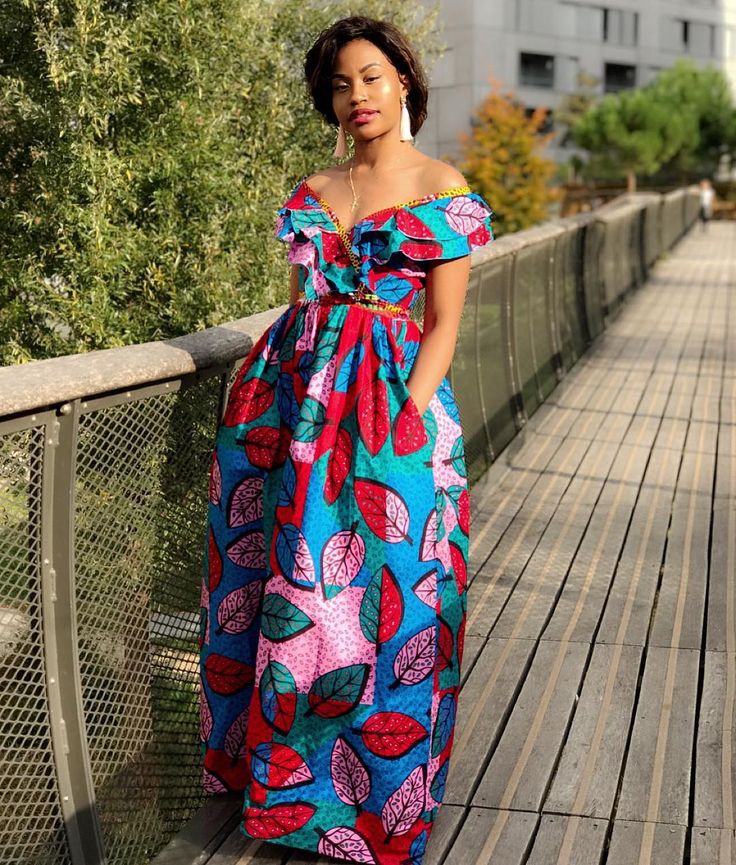 Finest collection of ankara maxi gown, African wax prints on Stylevore