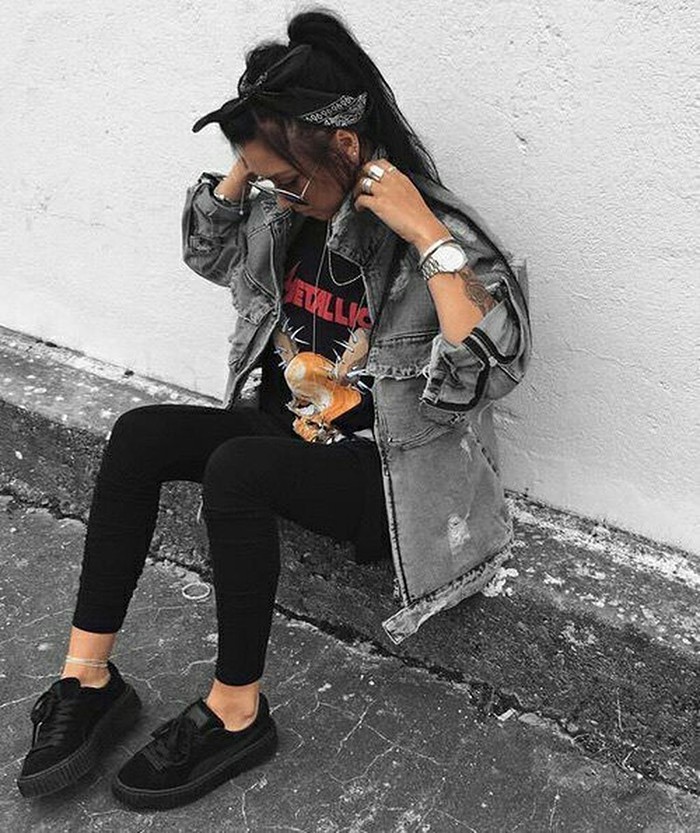 all black vans outfit tumblr