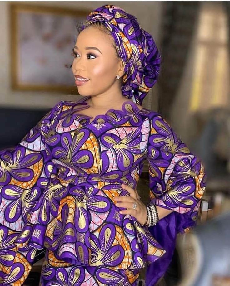 Purple Ankara Gown Styles | peacecommission.kdsg.gov.ng
