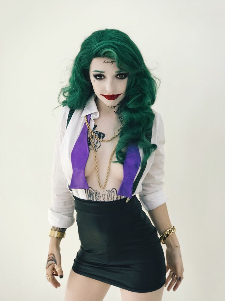 Awesome Squad Joker Costume Female On Stylevore