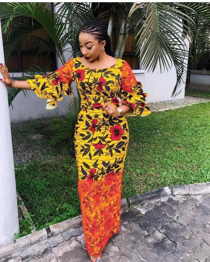 African wax print dress for ladies | Ankara Dresses Nigeria | African ...