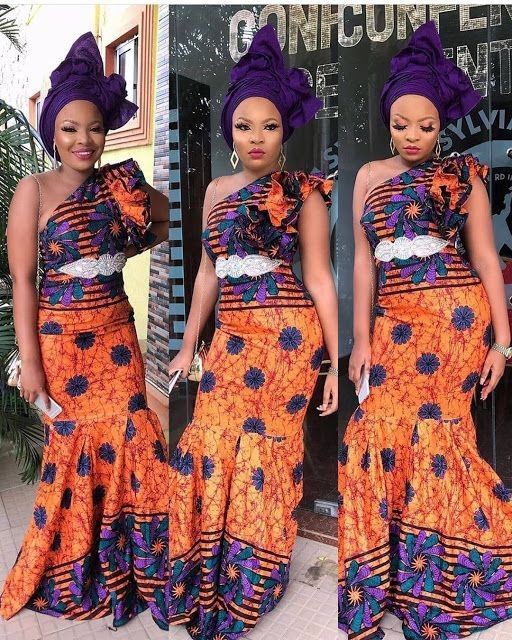 Classic & stylish African wax prints dresses | Ankara Dresses Nigeria ...