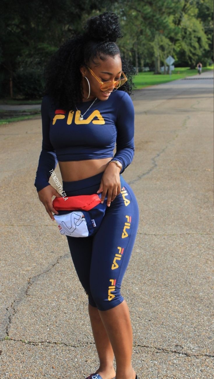 little girl fila outfit