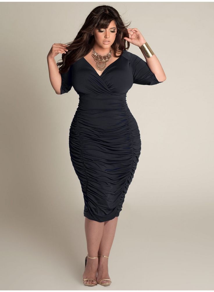 Black Dress For Curvy Girl Plus Size Black Outfit Ideas Clothing
