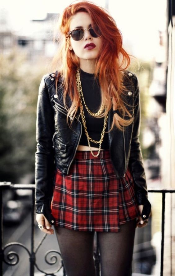 Powerful Tips To Try Punk Look Punk Subculture Punk Outfits Ideas Female Grunge Fashion