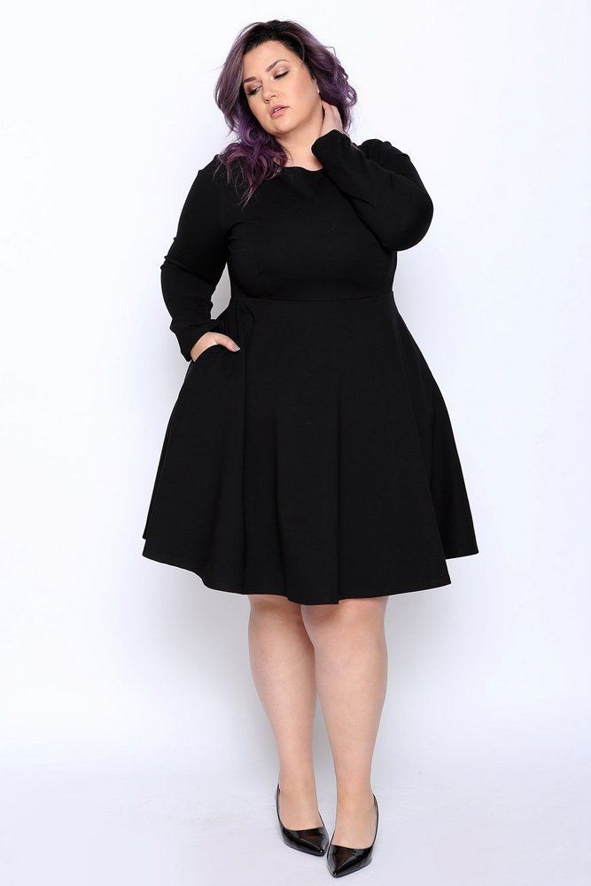 Absolutely Fine Plus Size Lbd Little Black Dress Plus Size Black