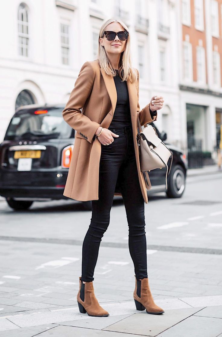 Classic ideas to try camel coat outfit, Polo coat | All-Brown Outfits Ideas  - How To Wear Brown Clothes | Brown Outfits, Casual wear, Fashion boot
