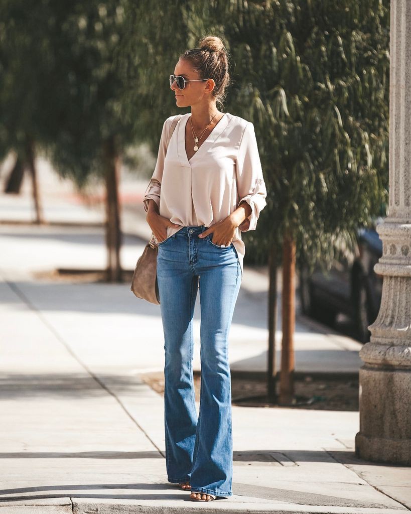 what to wear with flare jeans  flare pants outfit ideas you will love