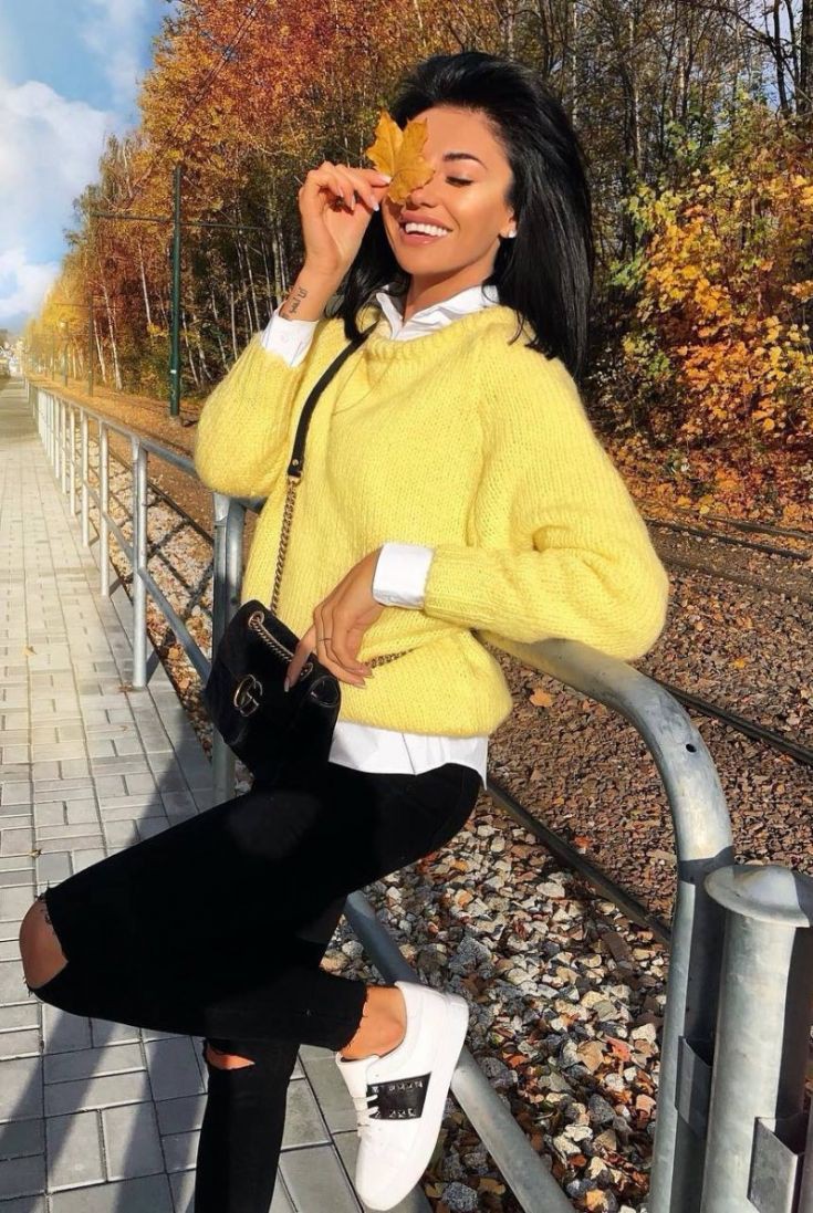 Yellow Sweater Outfit Ideas | 3 ways to wear Yellow Sweater in 2022