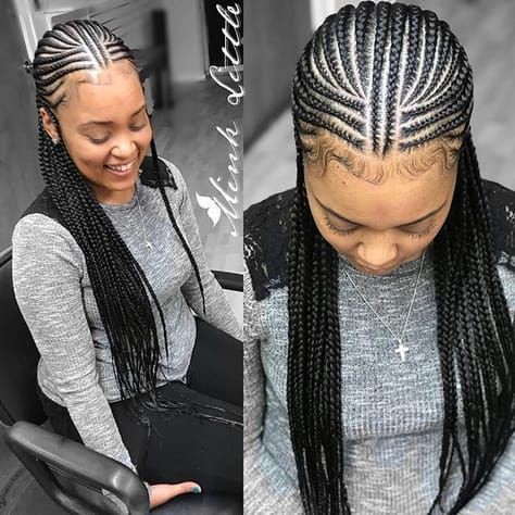 Beautiful hair braid styles, Box braids | Fulani Braids Hairstyles ...