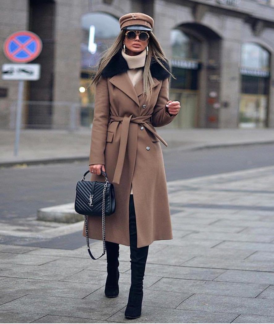 Trench coat Brown Outfits With boots | All-Brown Outfits Ideas - How To  Wear Brown Clothes | Brown Outfits, Pea coat, Trench coat
