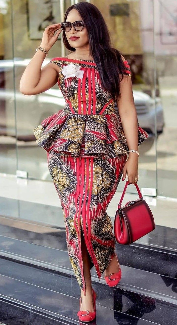 Latest Fashion African Print Dresses Latest Kaba And Slits