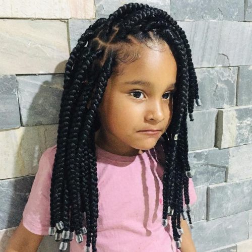 Box braids for kids | Box Braids Hairstyles Kids | Black hair, Box ...