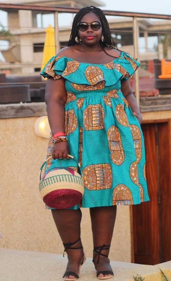 Ankara dress styles for fat ladies | Shweshwe Designs For Plus Size ...