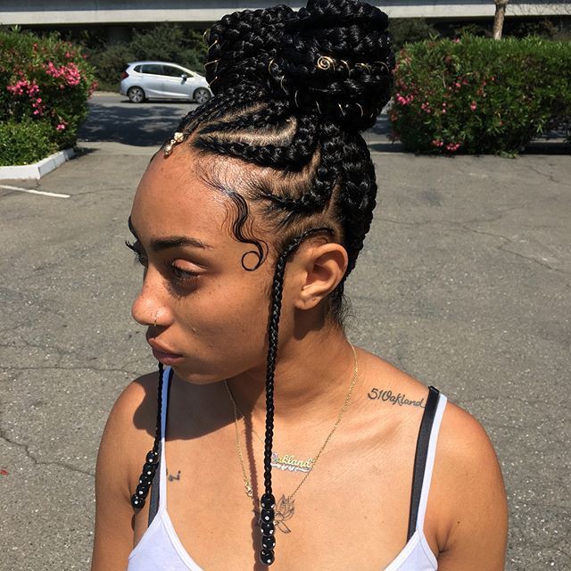Two Braids Hairstyles For Black Women