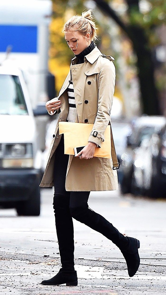Celebrities wearing burberry trench coat | Stylish Work Outfits For Winter  | Burberry Trench, Polo coat, Stuart Weitzman