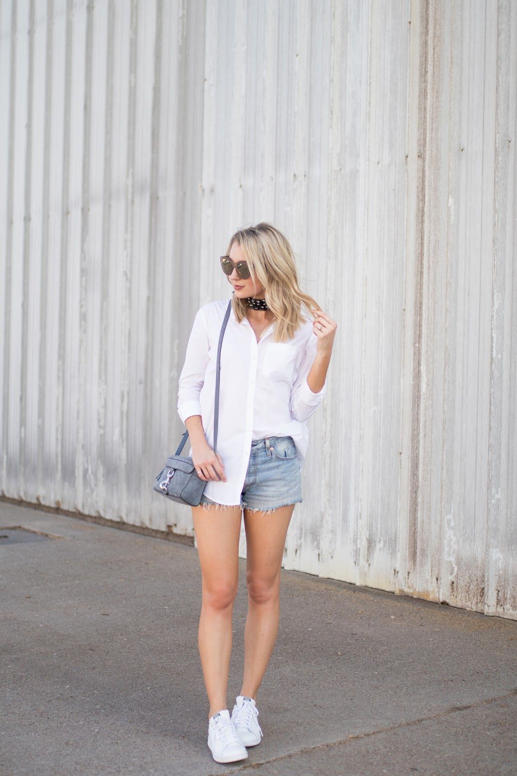 shorts and sneakers outfit