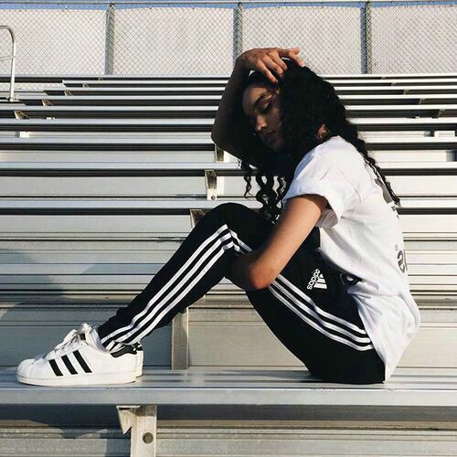 outfits with adidas pants