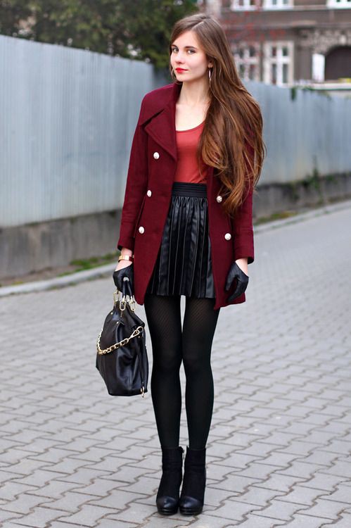 Cute girls most liked ariadna majewska skirt, Leather skirt | Skater ...