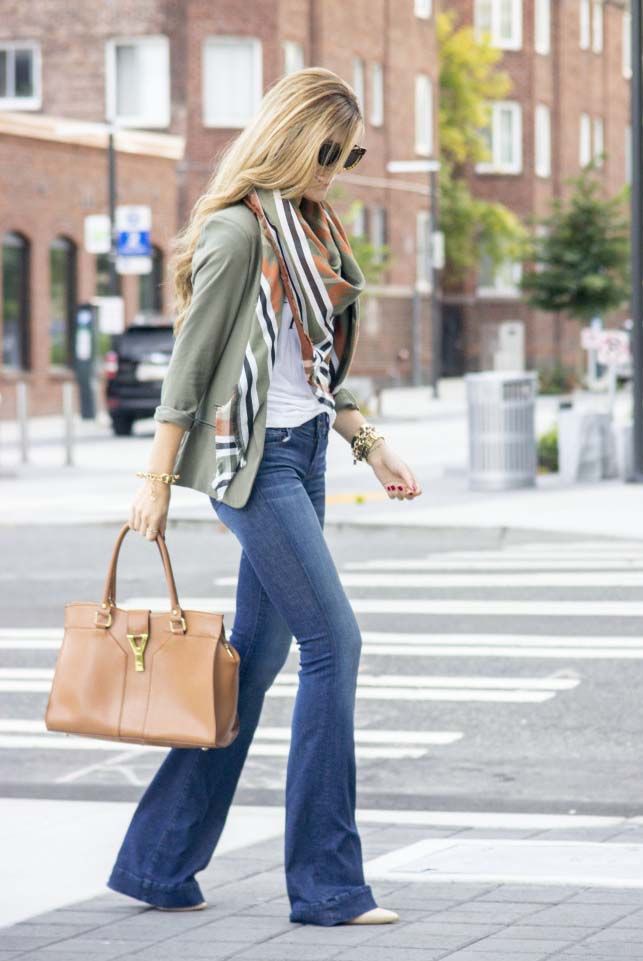 Outfits With Bootcut Jeans, Wide-leg jeans, Casual wear | Outfits With ...