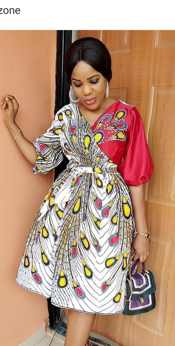 Ankara gowns with bell sleeves top for you