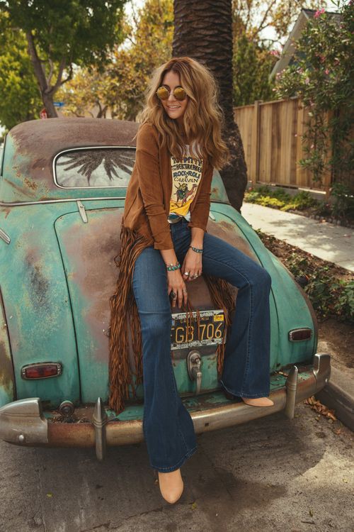 suiker Maak leven langzaam Tall girl outfit ideas 70s hippie fashion, Bohemian style | Outfits With  Bootcut Jeans | Bohemian style, Bootcut Jeans, Romani people