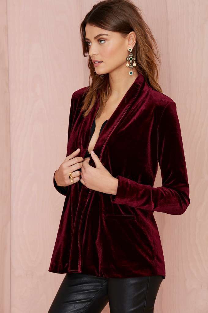 Velvet Dress Outfit With Jacket | Velvet Outfit Ideas for Women ...