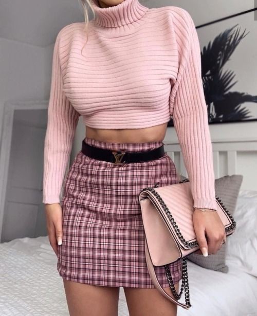 Nice Outfit Ideas For Pink Outfits Pink Tartan Trendy Outfits To