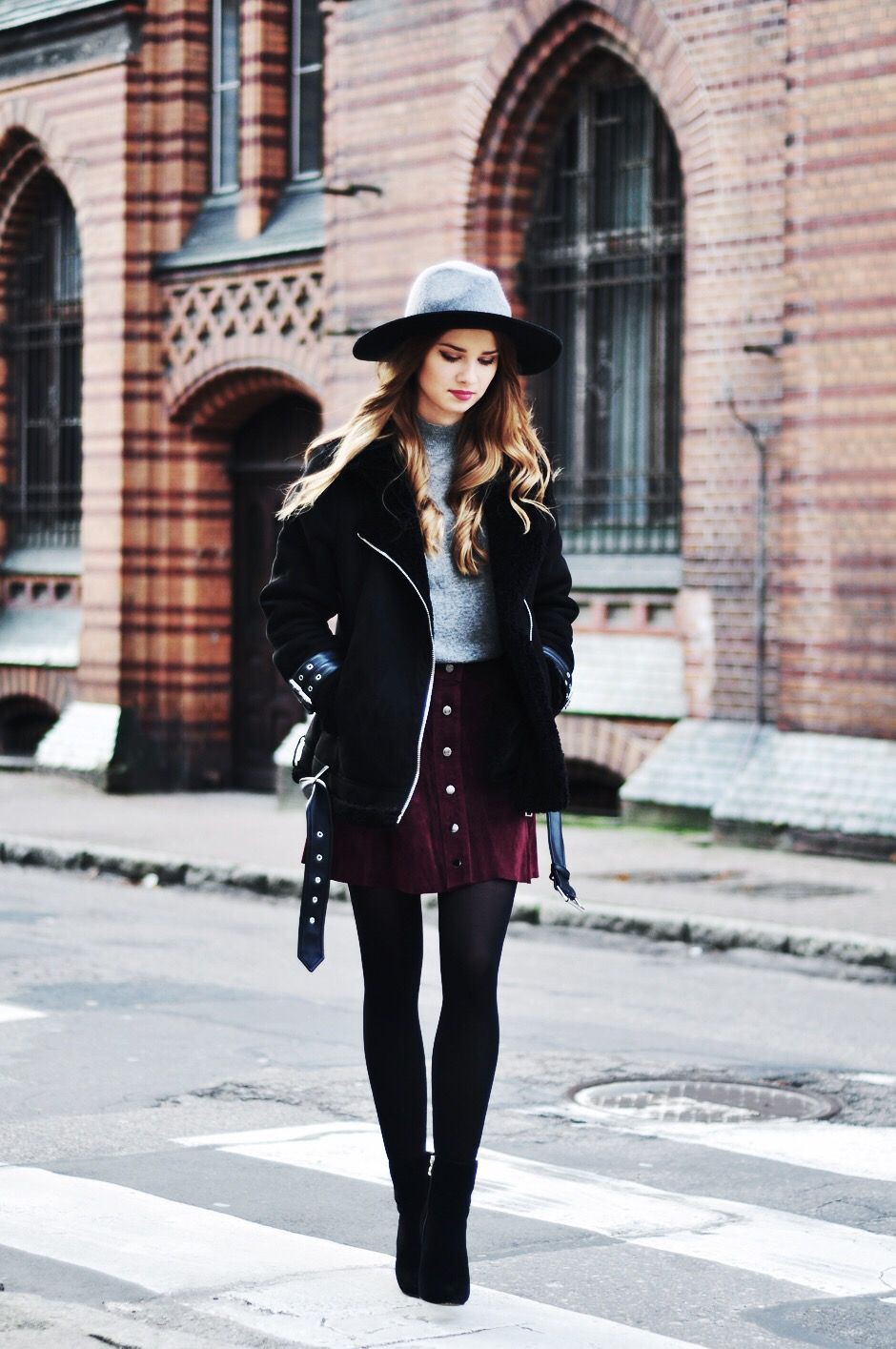 Cute Winter Outfits Skirt, Winter Clothing F81