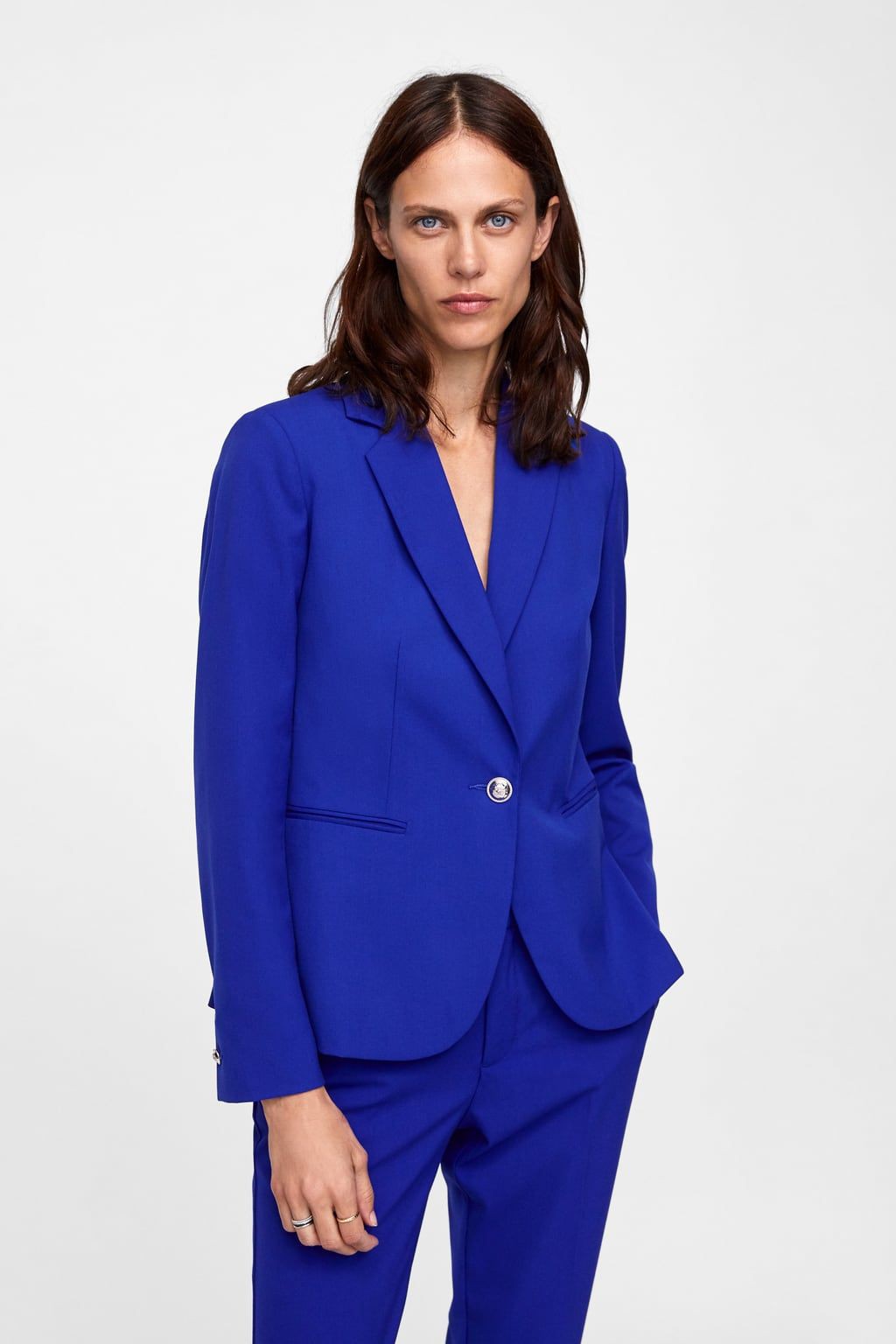 Fashion addict cobalt blue, bonprix Work Suit | Blue Blazer Outfit ...