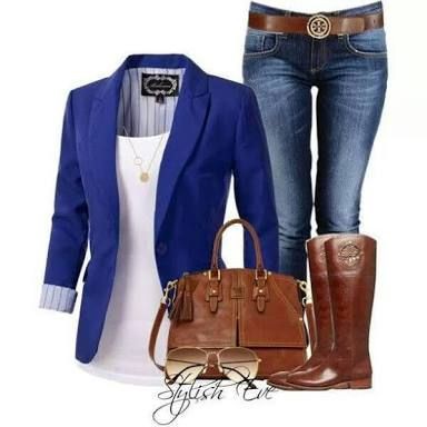 Cute girls most liked womens tailored blazer, Casual blazer | Blue Blazer  Outfit Women | Blazer Outfit, Casual blazer, Casual wear