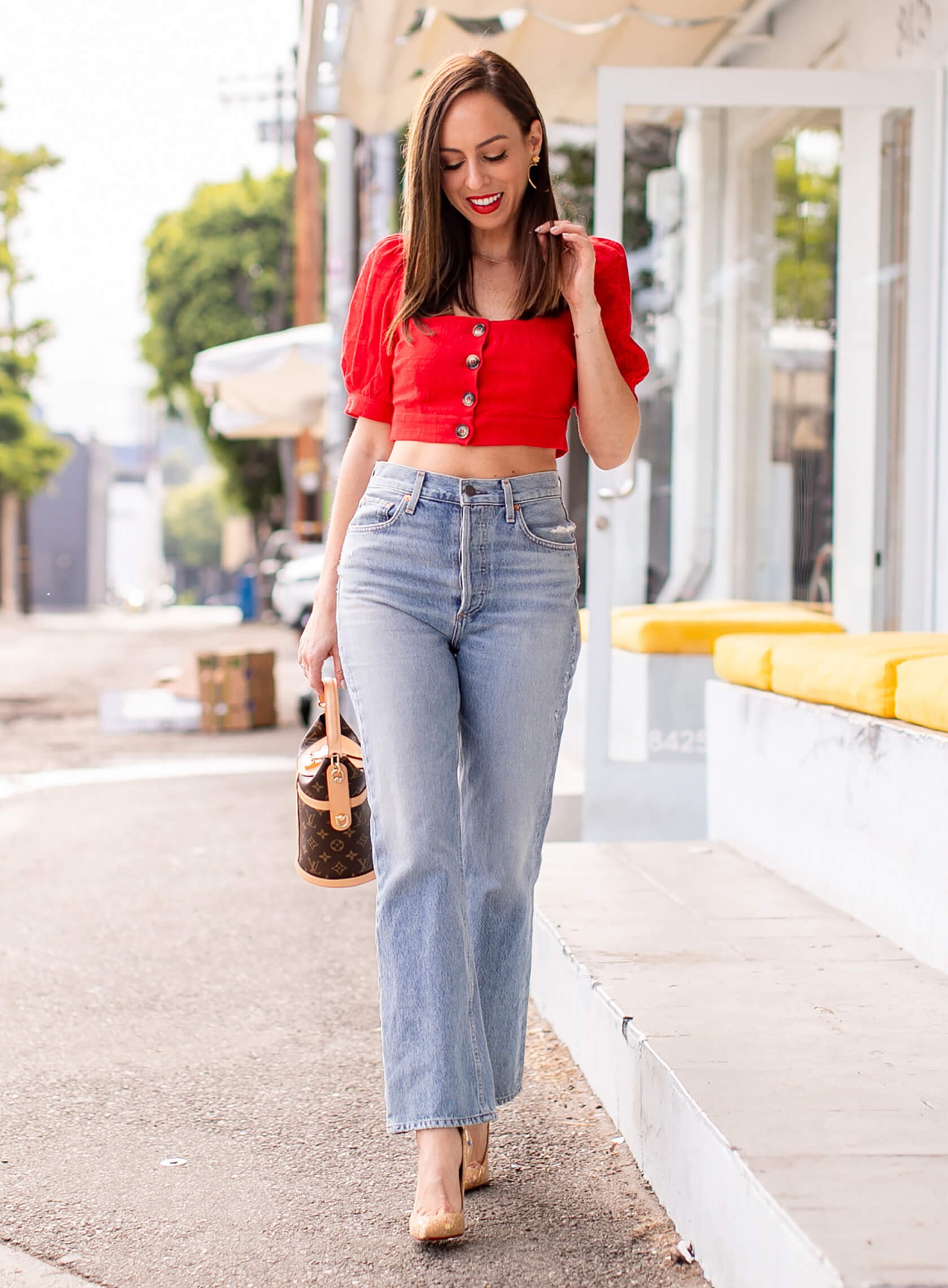 39 Best Red Top Outfit Ideas Images in November 2023