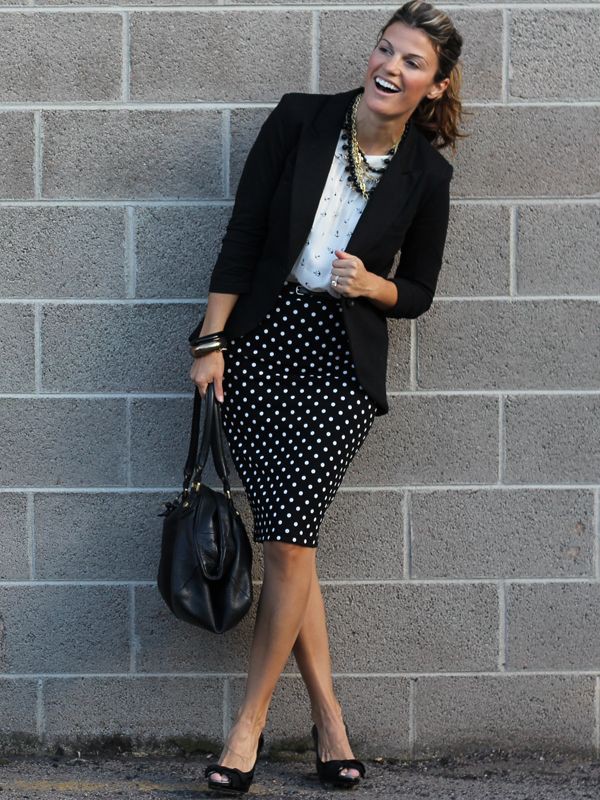 pencil skirt outfits for work