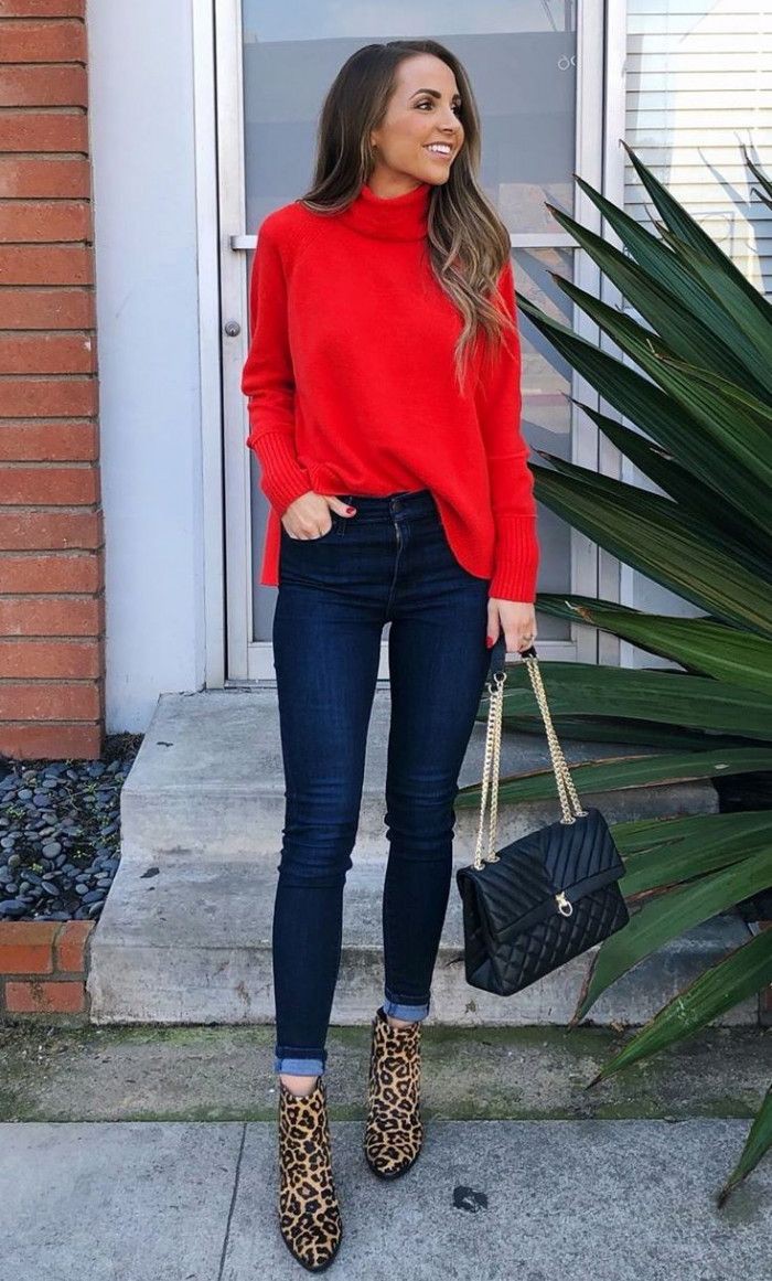 A Ribbon Red Sweater For The Holidays Somewhere, Lately Red