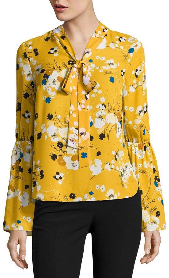 Yellow colour outfit ideas 2020 with blouse, shirt, top | Outfit Ideas ...