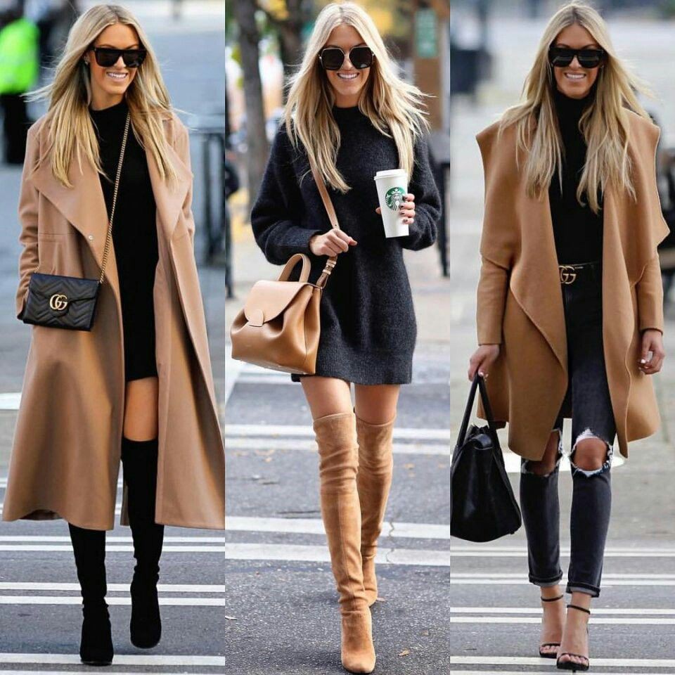 Winter looks for womens, winter clothing, street fashion, fur clothing