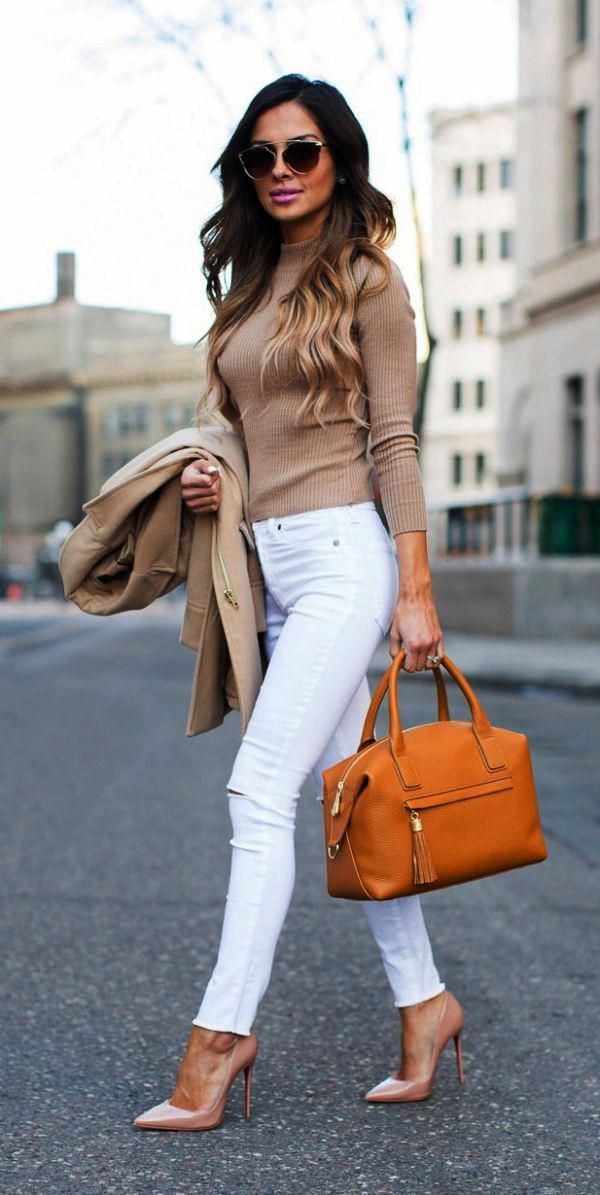 Casual classy outfits women, business casual, street fashion, evening ...
