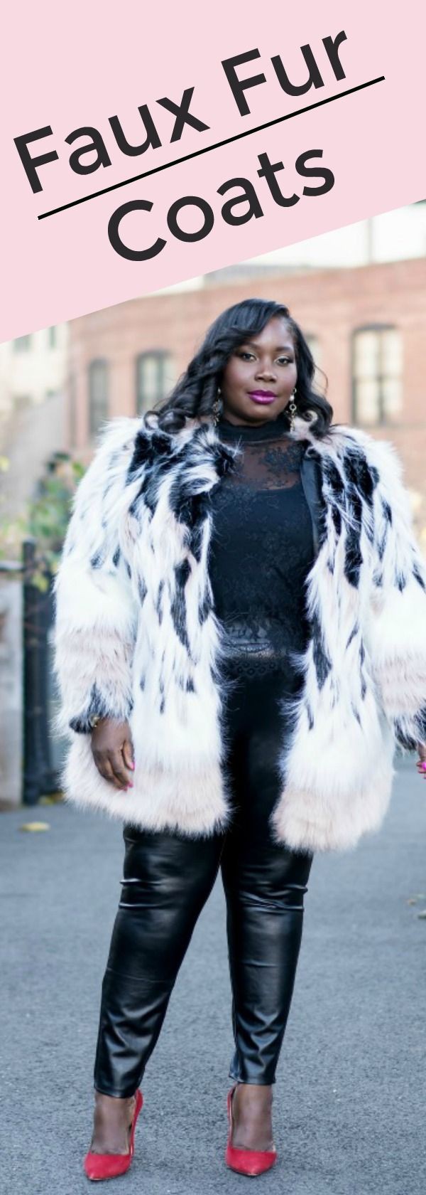 ideas with fur clothing, coat, fur | Plus Size Travel Outfit Ideas | Black hair, Fake fur, Fur clothing