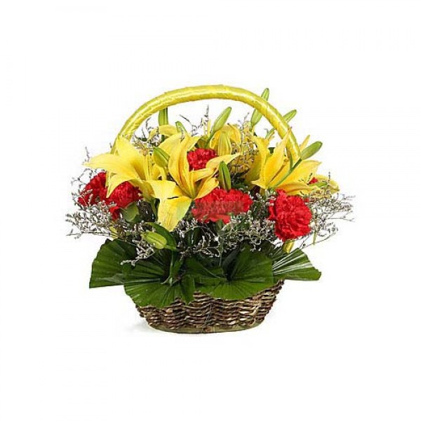 Basket Of Seasonal Fillers | Send Gifts and flowers Online