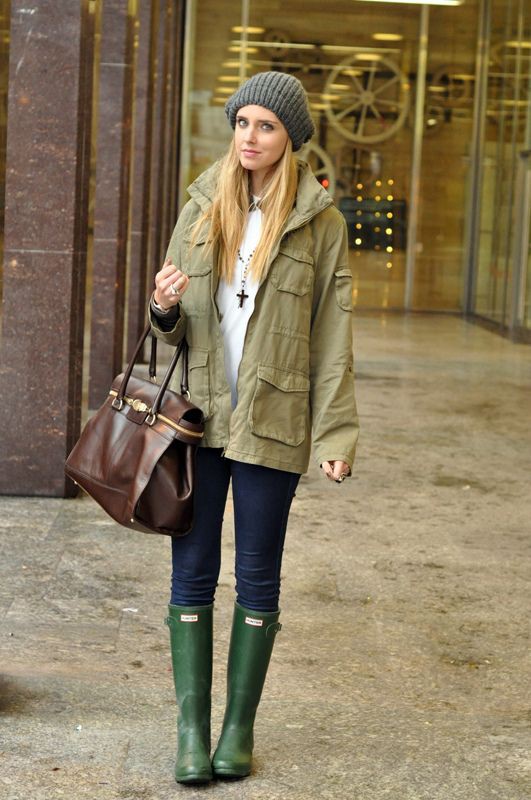 hunter boots outfits tumblr
