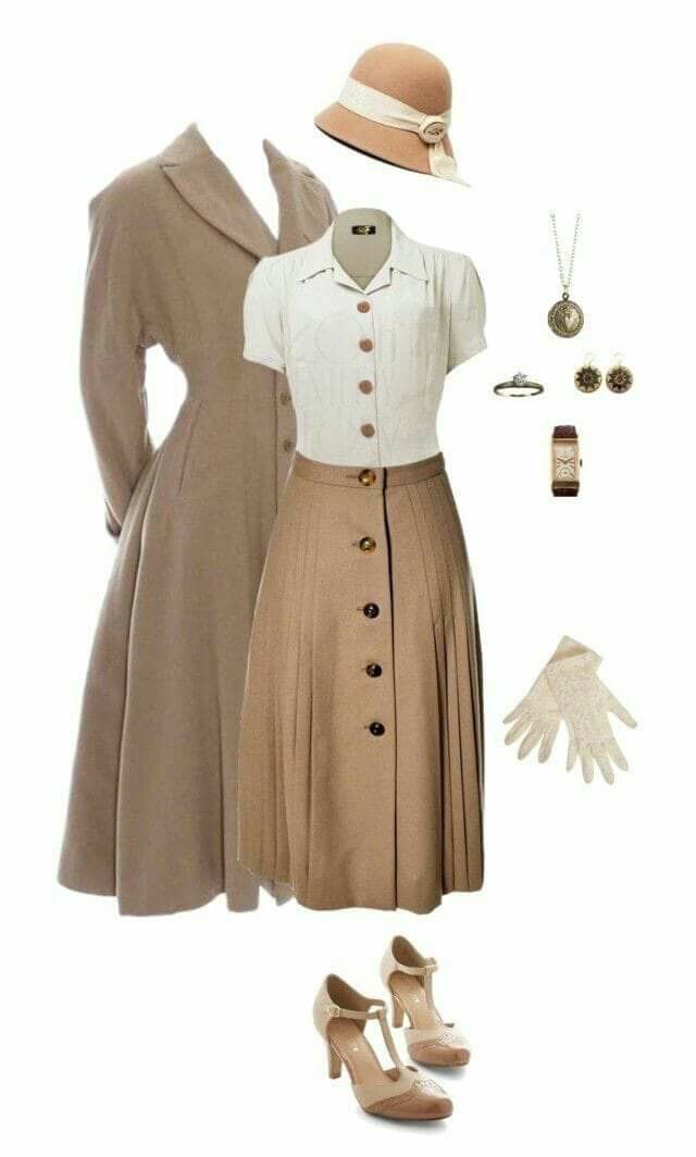 Classy Vintage Outfit Ideas Vintage Clothing Costume Design Retro 