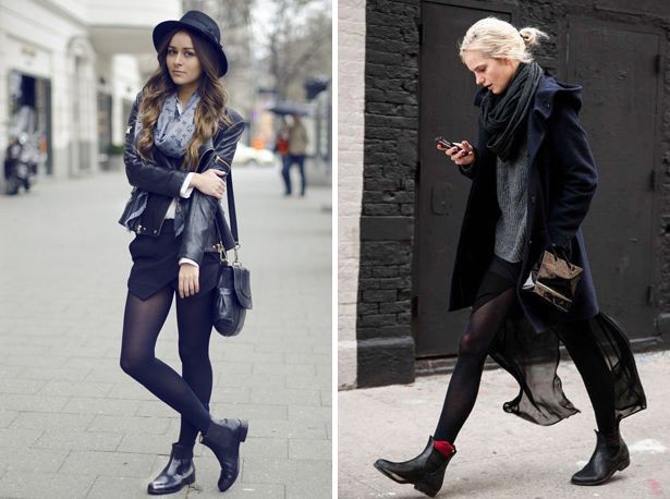 Flat chelsea boots outfit, street fashion, fashion boot, chelsea boot ...