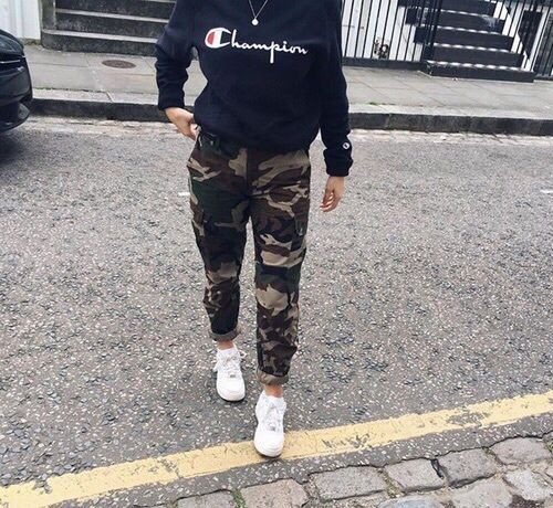 champion pants outfit