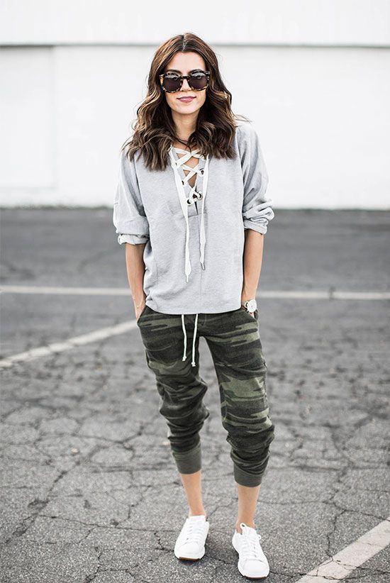 Colour outfit ideas 2020 camo joggers outfit, military camouflage ...
