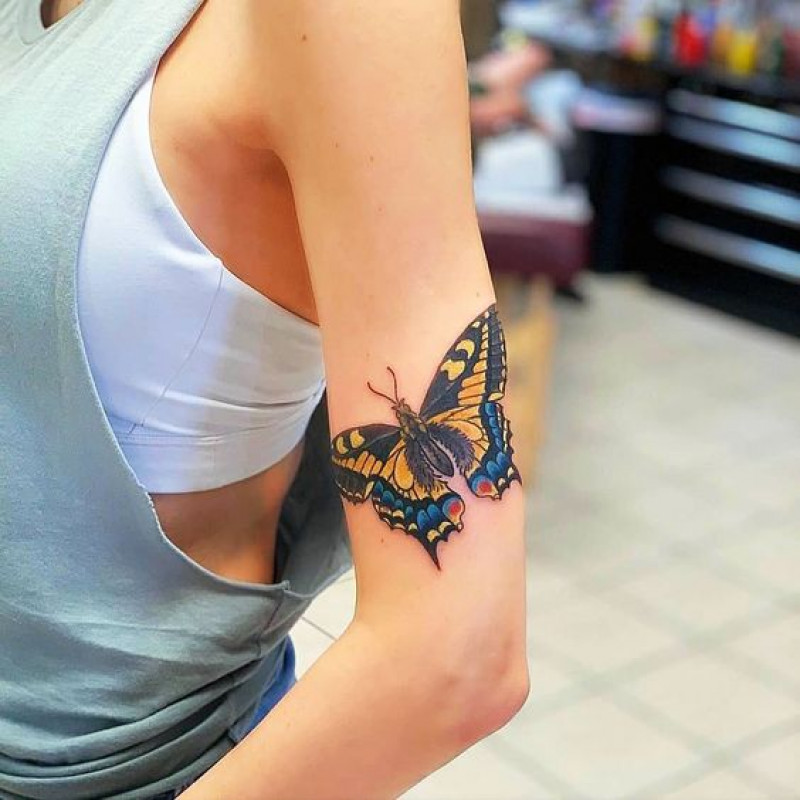 Butterfly tattoo on the arm 35 ways to represent the transformation