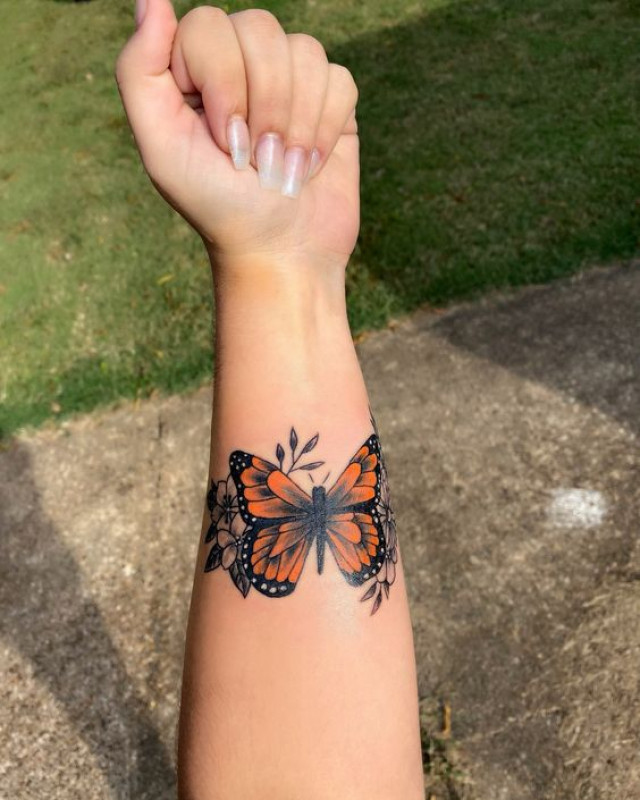 Tattoo Ideas For Forearms  Butterfly DesignButterfly Tattoo Ideas