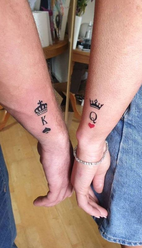 King and Queen Tattoos for Men  Ideas and Inspiration for Guys
