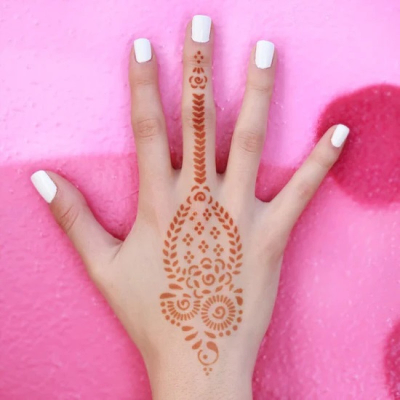 Marah Henna Tattoo Stencil Henna Tattoo Stencil 8107