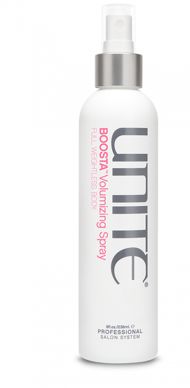 Add Weightless Volume to Your Locks with UNITE Hair’s BOOSTA™ Volumizing Spray: 